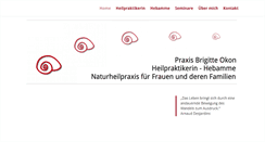 Desktop Screenshot of praxis-brigitte-okon.de